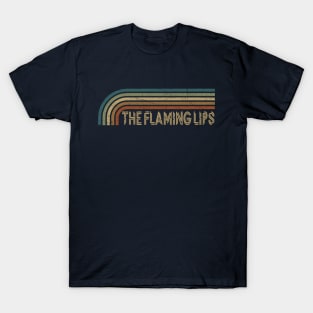 The Flaming Lips Retro Stripes T-Shirt